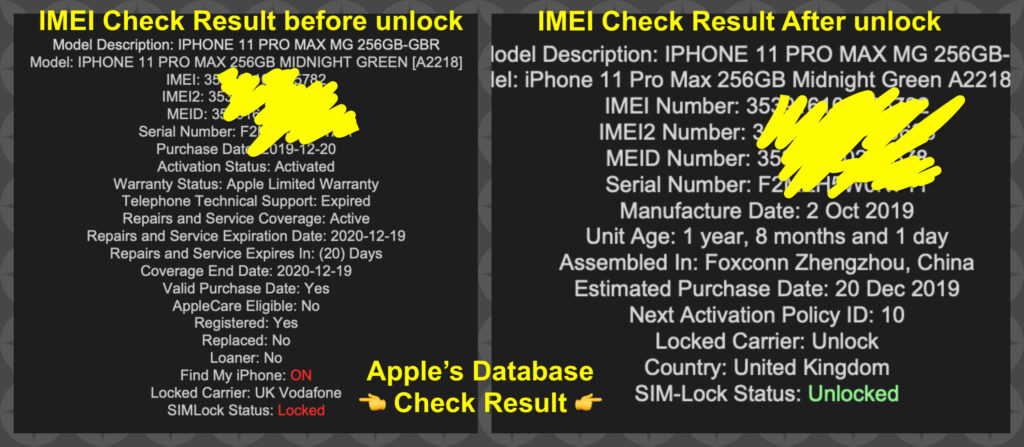 Carrier unlock iphone