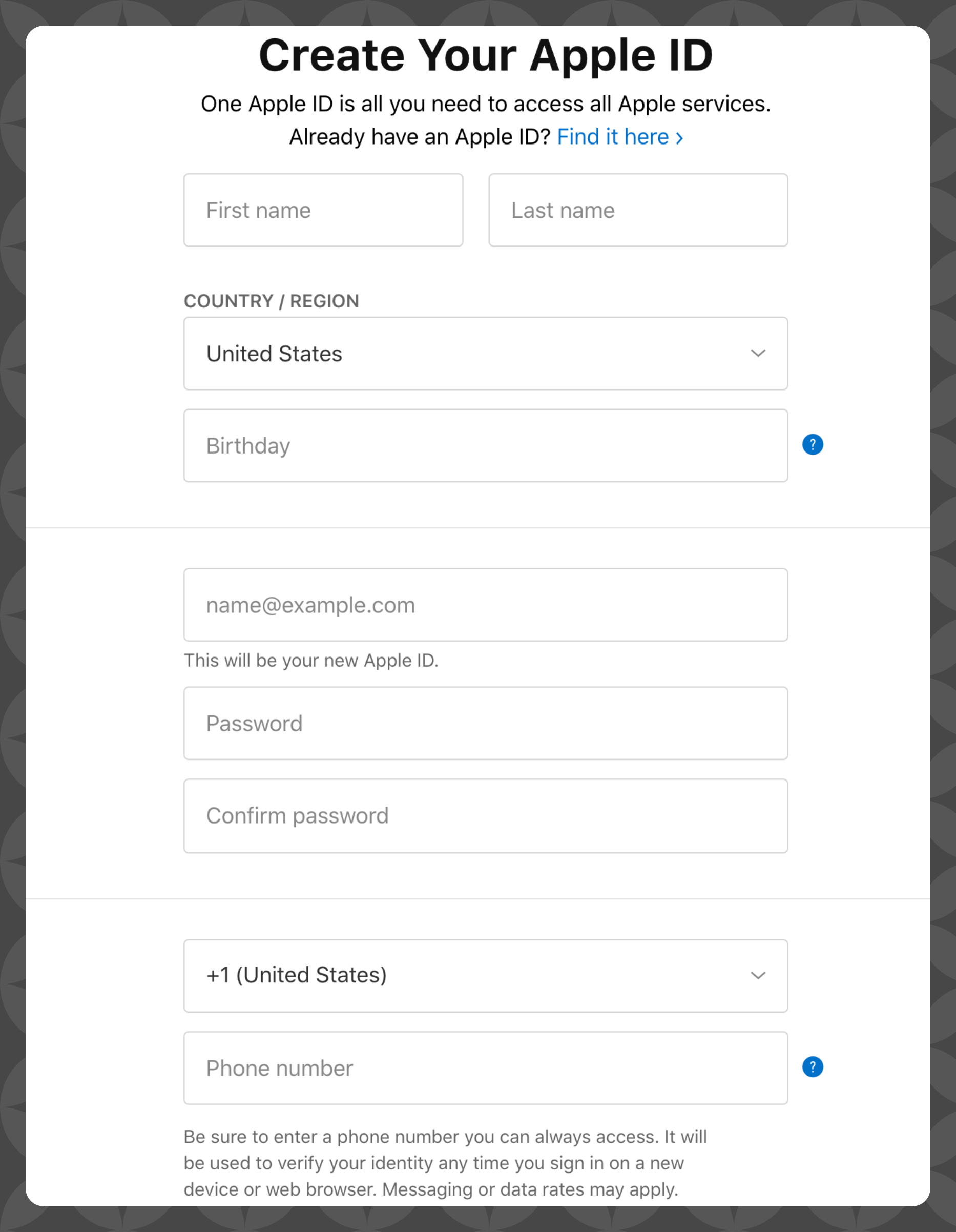 How to Create Apple ID? IMEICheck.co