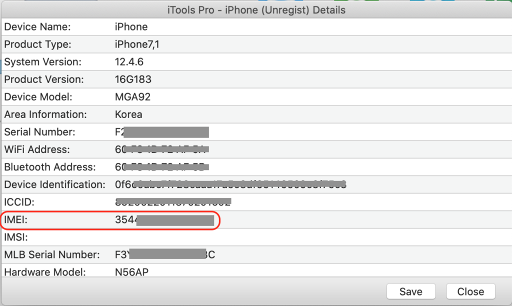 iPhone IMEI Number Lookup 1