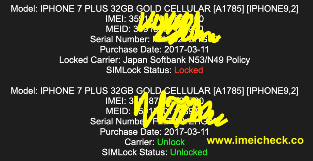 Softbank iPhone Unlock 